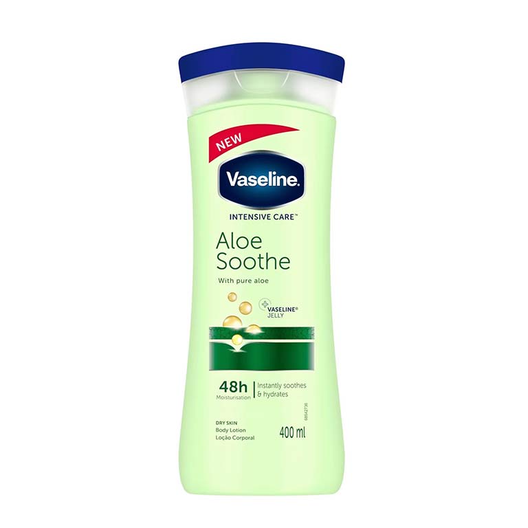 Vaseline-Aloe-Soothe-Body-Lotion-400ml-01 لوسیون بدن آلوئه ورا وازلین